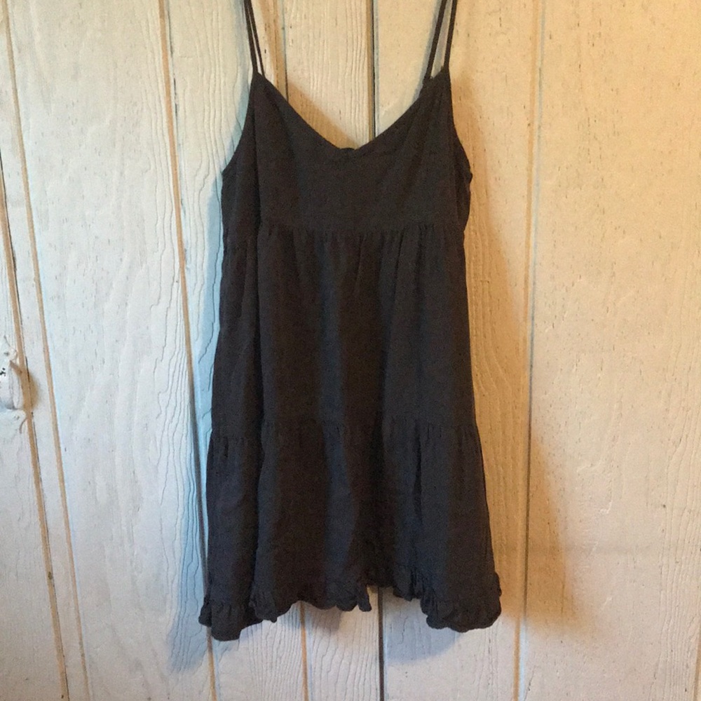 Grey baby doll dress